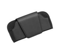 NLNPFGHVZY Car Glasses Cases For Car Glasses Clip Sun Visor Sunglasses Storage Box Inside The Not Taking Up Space Easy Access Eyeglasses Organizer(Black)