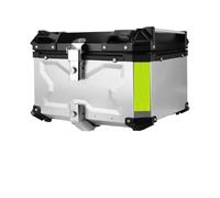 NLNPFGHVZY for BMW R1200GS R1250GS F850GS 1200 GS LC for ADV Toolbox Motorcycle Tail Box Trunk 55L Universal Tail Rear Luggage Tool Cases Motorbike Saddle Bags(65L Silver)