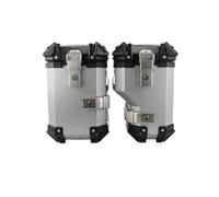 NLNPFGHVZY for CB400X CB500X NC750X NC750S for VERSYS-X300 CB 400X 500X NC 750X 750S 38L Motorcycle Side Box Universal Motorbike Saddle Bags(35L Silver (1 Pair))