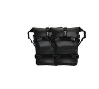 NLNPFGHVZY for CFMOTO for 800MT for 400GT for 650GT 800 MT 400 GT Motorcycle Frame Crash Bars Waterproof Bag Repair Tool Motorbike Saddle Bags(2PCS Black)