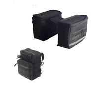 NLNPFGHVZY for Dyna for Softail for Sportster 1200 883 Sotrage Bags Motorcycle T- Bars Handle Bags Rear Saddlebags Kit Motorbike Saddle Bags(B)