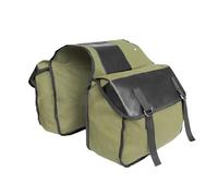 NLNPFGHVZY for Dyna for Softail for Sportster XL Motorcycle Saddle Storage Bags Nylon Side Tool Luggage Saddlebags Motorbike Saddle Bags(Y-MC0013 Green)