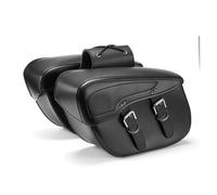 NLNPFGHVZY for Dyna for Softail for Touring Synthetic Leather Motorcycle Saddlebag Motorcycle Saddle Bags Waterproof Side Bags Motorbike Saddle Bags
