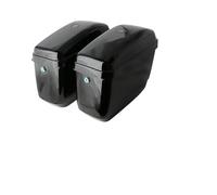 NLNPFGHVZY for Dyna V-Rod for Shadow for Vstar 650 for VTX 1100 1300 for Boulevard C50 Motorcycle Hard Saddlebags Universal Motorbike Saddle Bags(30L)