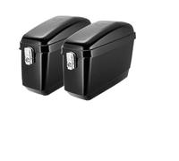 NLNPFGHVZY for Dyna V-Rod for Shadow for Vstar 650 for VTX 1100 1300 for Boulevard C50 Motorcycle Hard Saddlebags Universal Motorbike Saddle Bags(30L Upgraded Lock)