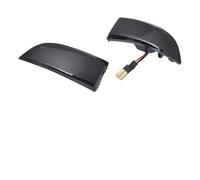 NLNPFGHVZY For Megane 3 MK3 III RS Laguna III X91 Fluence 2008-2016 2x LED Flowing Rearview Mirror Indicator Turn Signal Lights Wing Side Indicator(Dynamic Smoked)
