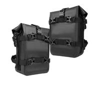 NLNPFGHVZY for NC750X NC 750X for CB500X CB 500X CB500 X Motorcycle Frame Crash Bars Waterproof Bumper Repair Tool Placement Motorbike Saddle Bags(No Logo Black 2pc)