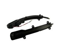 NLNPFGHVZY For Q5 SQ5 2008-2017 For Q7 4L 2009-2015 2X Amber Dynamic LED Wing Mirror Turn Signal Indicator Light Black Lens Wing Side Indicator