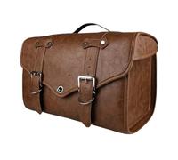 NLNPFGHVZY for Rebel for Cruiser for Scooter for Travel Sissy Bar Motorcycle Tail Side Saddlebag Waterproof Luggage Motorbike Saddle Bags(Brown)
