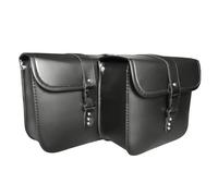 NLNPFGHVZY for Shadow for Spirit VTX1300 VTX1800 Steed VLX 400 600 Motorcycle Saddlebags PU Leather Tool Luggage Bag Motorbike Saddle Bags