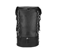 NLNPFGHVZY for Touring for Softail for Dyna Motorcycle Rear Seat Tail 25L-37L Expandable Roll-Top Sissy Bar Waterproof Travel Luggage Bag Motorbike Saddle Bags