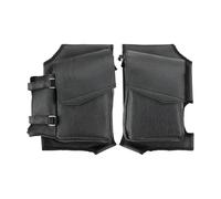 NLNPFGHVZY for Touring Road King Electra Glide Road Glide Bags Motorcycle Side Leather Saddlebag Guard Organizer with Cup Holder Motorbike Saddle Bags