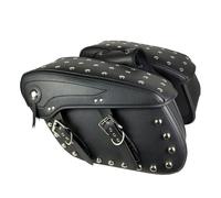 NLNPFGHVZY for Touring Universal Pair Motorcycle Black Saddle Bag Large Capacity Luggage Motorbike Saddle Bags