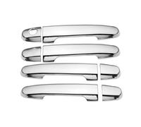 NLNPFGHVZY for Toyota for Corolla E120 E130 2001-2007 Door Handle Cover Car Trim Styling Accessories Overlay Sticker(Chrome 1 Keyhole)