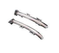 NLNPFGHVZY For Vw For Golf Mk7 7.5 7 For Gti R For Gtd 2012 2013 2014 2015 2016 2017 2018-2025 Dynamic Turn Signal Led Rearview Mirror Indicator Light Wing Side Indicator(Crystal Lens)