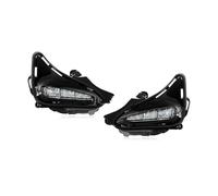 NLNPFGHVZY Front Fog Light For Toyota For Corolla LE XLE 2017 2018 2019 Daytime Running Light Turn Signal Fog Lamp Fog Light Grill Bezel Cables Switch LED DRL Off Road Lights(White)