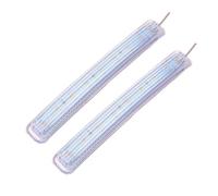NLNPFGHVZY LED Car Light Source Yellow Soft 8 SMD FPC Turn Signal Light Amber Universal Flashing Indicator Lamp 2PCS Auto Rearview Mirror Wing Side Indicator