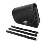 NLNPFGHVZY Motorcycle Bicycle Universal Waterproof PU Left Right Saddlebag Rear Side Travel Luggage Tool Phone Wallet Motorbike Saddle Bags(B Left)
