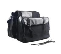 NLNPFGHVZY Motorcycle Bike Universal Bag Cycling Double Side Rear Rack Trunk Mountain Road Bicycle Tail Seat Pannier Pack Luggage Carri Motorbike Saddle Bags(Black)