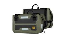 NLNPFGHVZY Motorcycle Outdoor Long-Distance Riding Large Capacity Side Storage Waterproof Saddle Back Seat Storage Bag Motorbike Saddle Bags(Green)