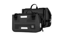 NLNPFGHVZY Motorcycle Outdoor Long-Distance Riding Large Capacity Side Storage Waterproof Saddle Back Seat Storage Bag Motorbike Saddle Bags(Black)