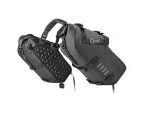 NLNPFGHVZY Motorcycle Saddle Bag 48L/28L/18L Waterproof 2 Pieces Motorbike Side Back Seat Pannier Travel Dry Luggage Motorbike Saddle Bags(Black-28L(14L-2 pcs))