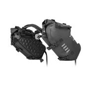 NLNPFGHVZY Motorcycle Saddle Bag 48L/28L/18L Waterproof 2 Pieces Motorbike Side Back Seat Pannier Travel Dry Luggage Motorbike Saddle Bags(Black-18L(9L-2 pcs))