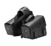NLNPFGHVZY Motorcycle Saddlebags Soft Leather Side Saddle Bags Waterproof Throw Over Universal Accessories Motorbike Saddle Bags