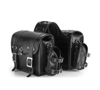 NLNPFGHVZY Motorcycle Soft Women's Saddle Bags 16L Large Capacity Saddlebags Motorcycle Parts and Accessories Motorbike Saddle Bags(Black)