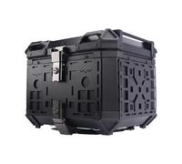 NLNPFGHVZY Motorcycle Tail Bag Universal Motorcycle Aluminum Alloy 35L Side Box Waterproof Anti-Collision 45L Trunk Aluminum Alloy Quick Release Three Box Motorbike Saddle Bags(45L)
