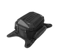 NLNPFGHVZY Motorcycle Tank Bag Universal Waterproof 15L-18L Fits Most/Dual Sport/Adv Motorbike EVA Hardshell Backpack Motorbike Saddle Bags(Matte Black)