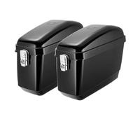NLNPFGHVZY Multifunctional Motorcycle Tail Bag Motorcycle Universal Saddle Bags Side Boxs Luggage Tank Hard Case W/LED Taillight Waterproof(30L-B)