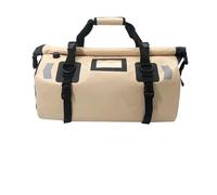NLNPFGHVZY Universal 40L 66L Motorcycle Waterproof Tail Bags Helmet Durable Rear Moto Seat Bag High Capacity Riding Motocross Outdoor Motorbike Saddle Bags(40L-Khaki)