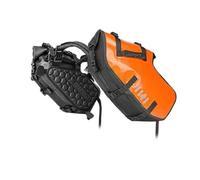 NLNPFGHVZY Universal Fit Motorcycle Pannier Saddle Side Motorcycle Bag Waterproof 18L/28L/48L Large Capacity 2 Pcs Motorbike Saddle Bags(Orange-28L(14L-2pcs))