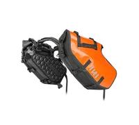 NLNPFGHVZY Universal Fit Motorcycle Pannier Saddle Side Motorcycle Bag Waterproof 18L/28L/48L Large Capacity 2 Pcs Motorbike Saddle Bags(Orange-18L(9L-2pcs))
