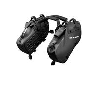 NLNPFGHVZY Universal Motorcycle 18/28/48L Waterproof Travel Luggage Saddlebags Motorcycles Side Bag Pannier Motorbike Saddle Bags(18L Black)