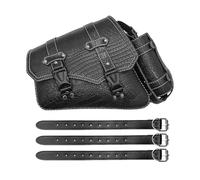 NLNPFGHVZY Universal Motorcycle Black Pattern Plastic Buckle Storage Tool Pouch Saddle Bag Luggage Bags Left/Right Side Motorbike Saddle Bags(R)