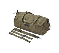 NLNPFGHVZY Universal Travel Bag Vintage Motorcycle Backseat Canvas Rear Waterproof Motorbike Saddle Bags(Military Green)
