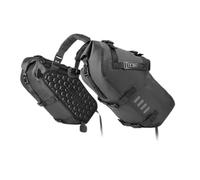 NLNPFGHVZY Waterproof 18L/28L/48L Large Capacity 2 Pcs Universal Fit Motorcycle Pannier Bag Saddle Side Motorbike Saddle Bags(Black-28L(14L-2 pcs))