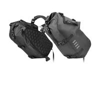 NLNPFGHVZY Waterproof 18L/28L/48L Large Capacity 2 Pcs Universal Fit Motorcycle Pannier Bag Saddle Side Motorbike Saddle Bags(Black-48L(24L-2 pcs))