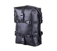 NLNPFGHVZY Waterproof Motorcycle Bumpers Bag 15L Motor Crash Bar with Shoulder Strap Motorcycles Side Frame Motorbike Saddle Bags(Black TPU)