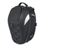 NLNPFGHVZY Waterproof Motorcycle Tail Multi-Functional Durable Rear Seat 37L High Capacity Rider Helmet Backpack Motorbike Saddle Bags