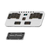 NLOFIN Gaming Keyboard for Music Rhythm Games Customizable Mechanical Keyboard (White)