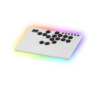 NLOFIN Leverless Arcade Stick 16Keys All-Button Leverless Controller,Custom RGB Arcade Fighting Stick for PS4/PS5/PC/Switch/Steam, Aluminum Controller Supports Hot-Swap&SOCD (White)