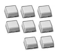NLOFIN Transparent Double-Layer Detachable keycaps, Suitable for Mechanical Keyboards (20keys)
