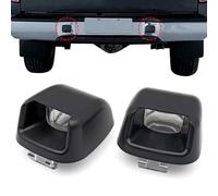 NLQR 2pc License Plate Light Cover Shells, 26510-ZP30A License Tag Lamp Housing Fit for Frontier Armada Xterra Titan 2007-2019, Fit for Suzuki Equator 2009-2012, 26510-ZJ00A 26510-ZP50A 26510-EA820