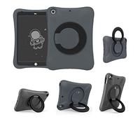 NLR FUN Pepkoo Kids EVA Case for iPad | Multi-Direction Stable Stand | Compatible with 10.5-Inch iPad Air 2019 (3rd Generation) (Grey+Black)