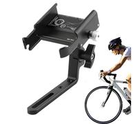 Nlrlo Bike Phone Holder Mount, Scooter Phone Clip - Phone Holder - Angle Adjustable Cell Phone Stand Multi-Function Adjustable Clamp for Bike