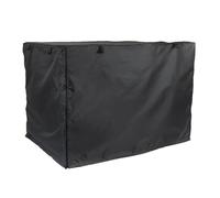 Nlrlo Dog Kennel Cover | Exclusive Cage Cover Cloth Silver Coating | Waterproof Dog Kennel Cover with Double Door, Anti-UV Crate with Ventilation Window for Outdoor and Indoor Use