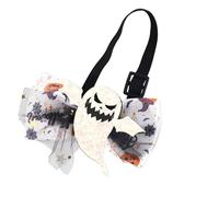 Nlrlo Ghost Pattern Cat Collar,Cat Collar for Small Dog,Soft Kitten Collar | Dog Harness Halloween Party Christmas Party Dress Up